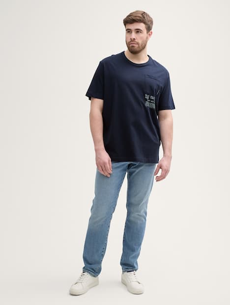 T-Shirt mit Brusttasche