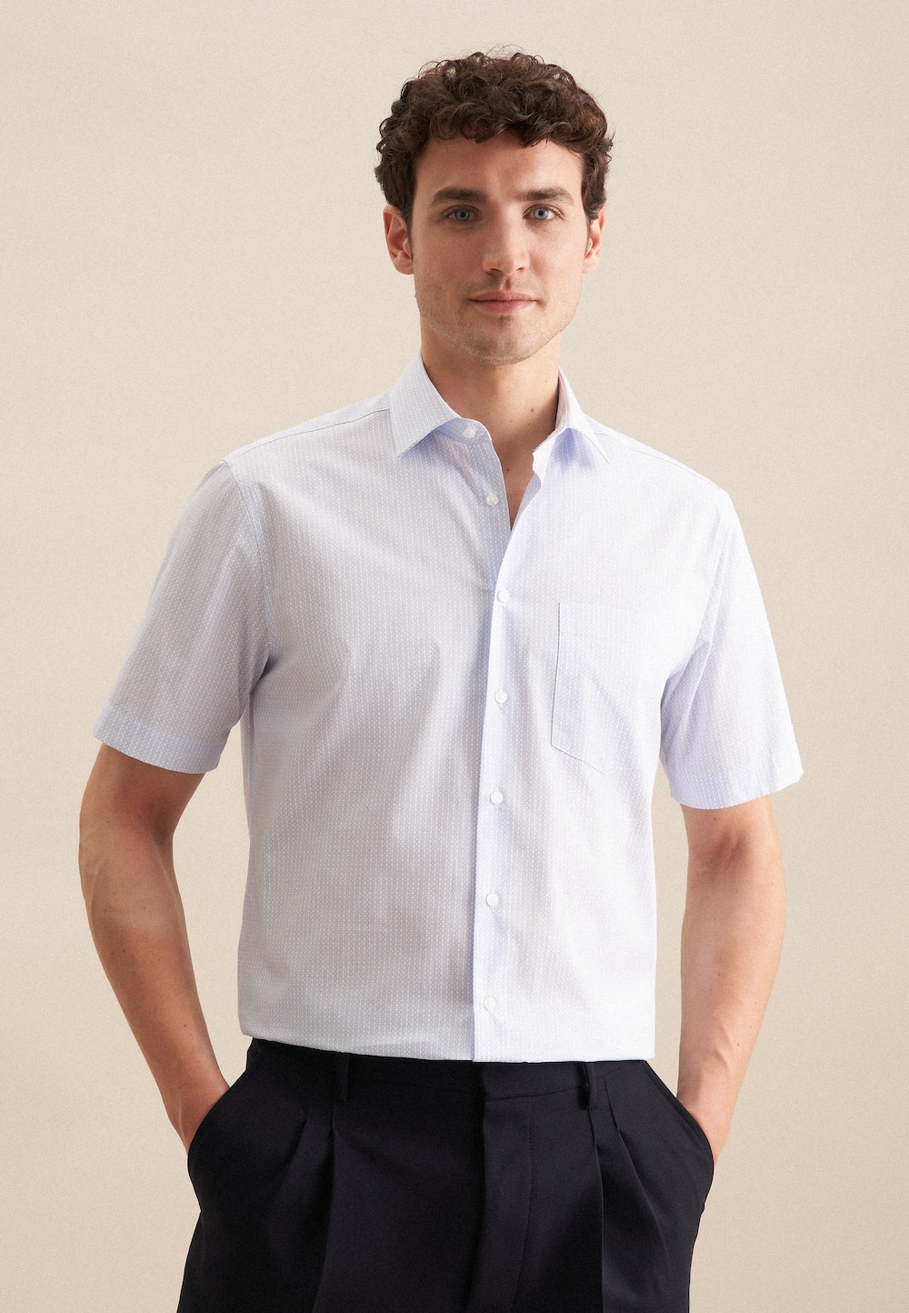 Herren Business Hemd - Druck