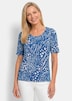 Viskoseshirt in modischem Animal Print