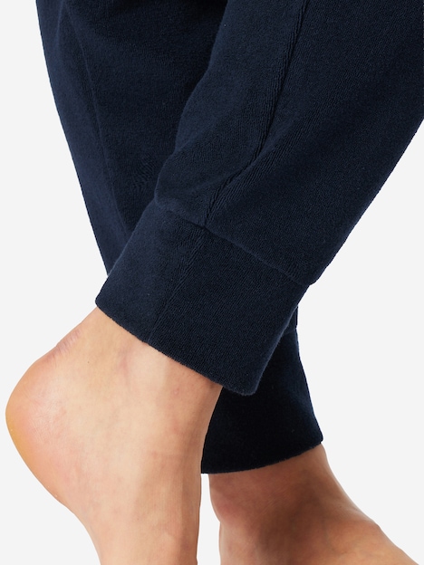 Schiesser Damen Pyjama Casual Essentials - nachtblau