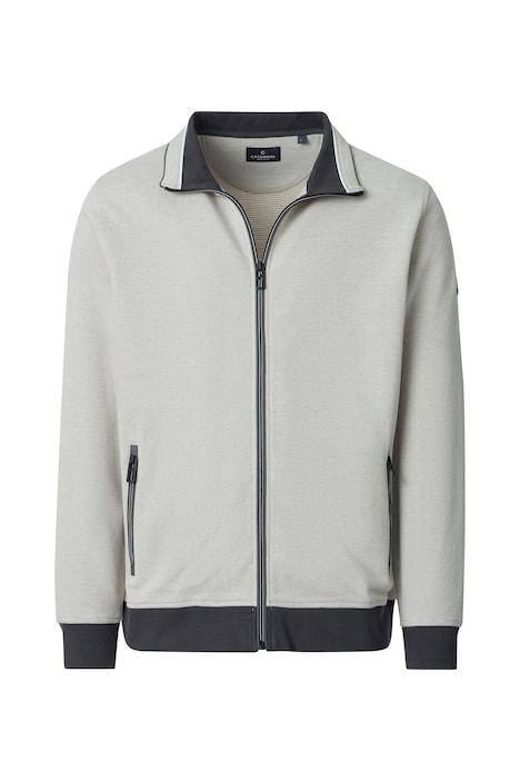 Sweatjacke gestreift