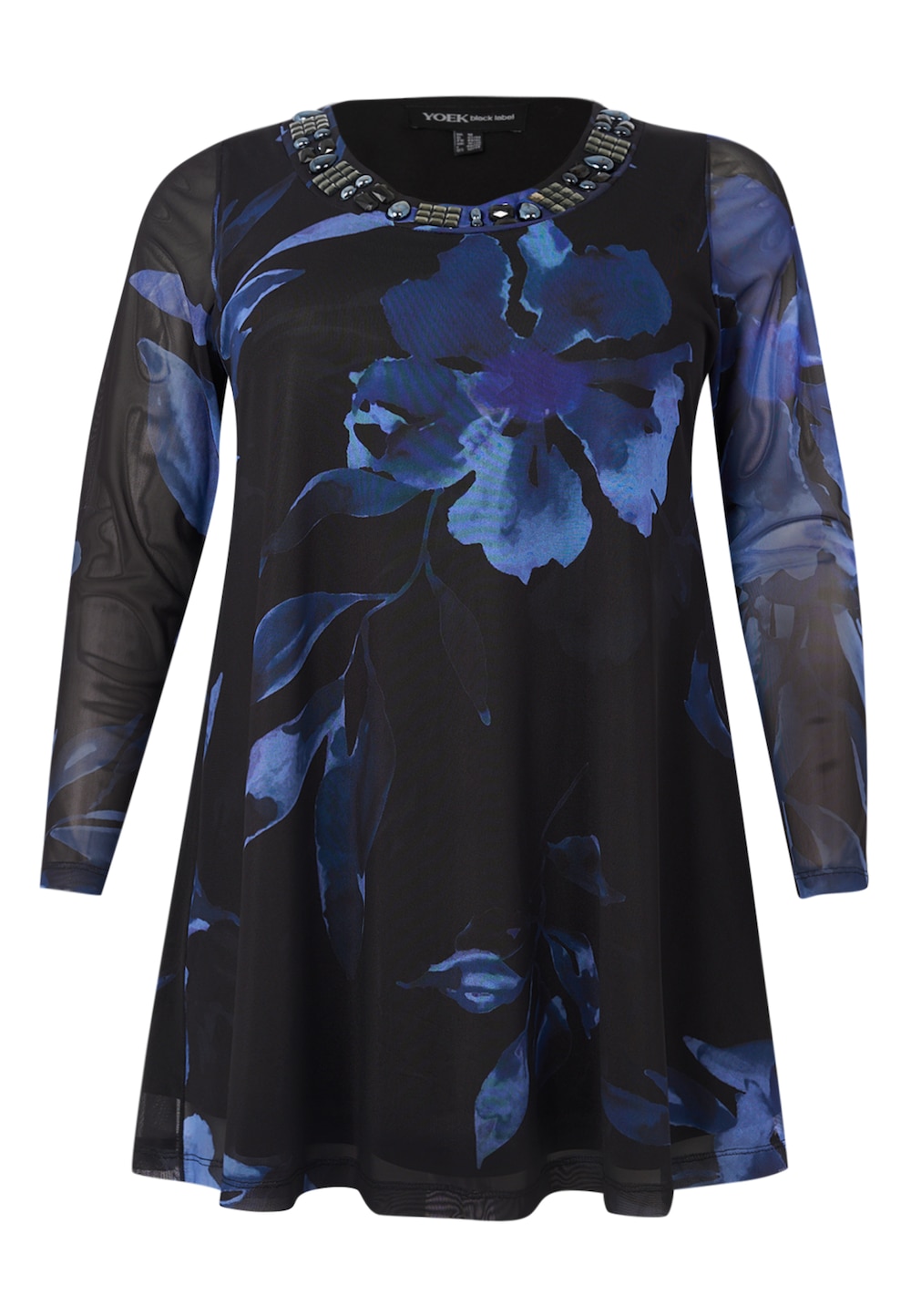 Tuniek wijde pasvorm