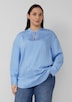 Strukturierte Viskosemix-Bluse im Relaxed Fit