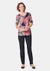 Stretchbequemes Shirt mit extravagantem Druck
