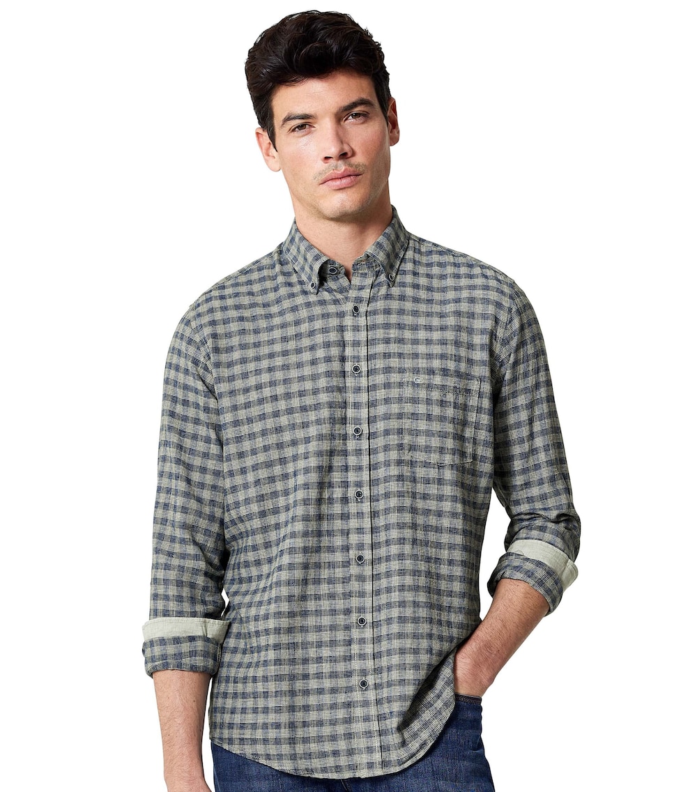 Freizeithemd kariert Casual Fit