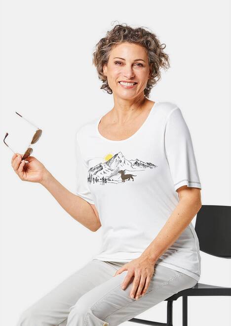 Trageangenehmes Shirt mit Frontprint