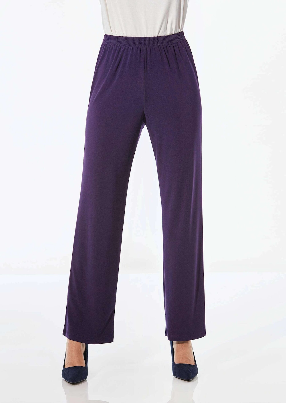 Bequeme Slinky-Hose mit Schlupfbund