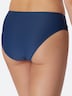 Schiesser Damen Bikini-Hose Midi - Mix & Match Swim - blau