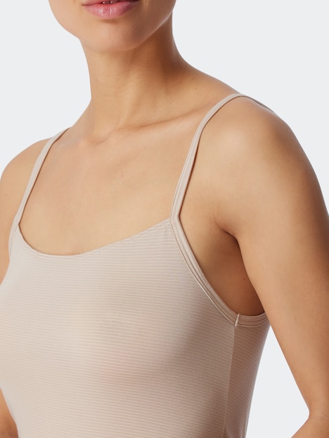 Schiesser Damen Tanktop 2-Pack Modal Essentials - Modal Essentials sand