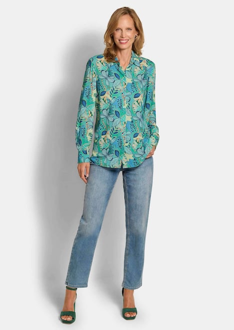 Blusenshirt mit floralem Print