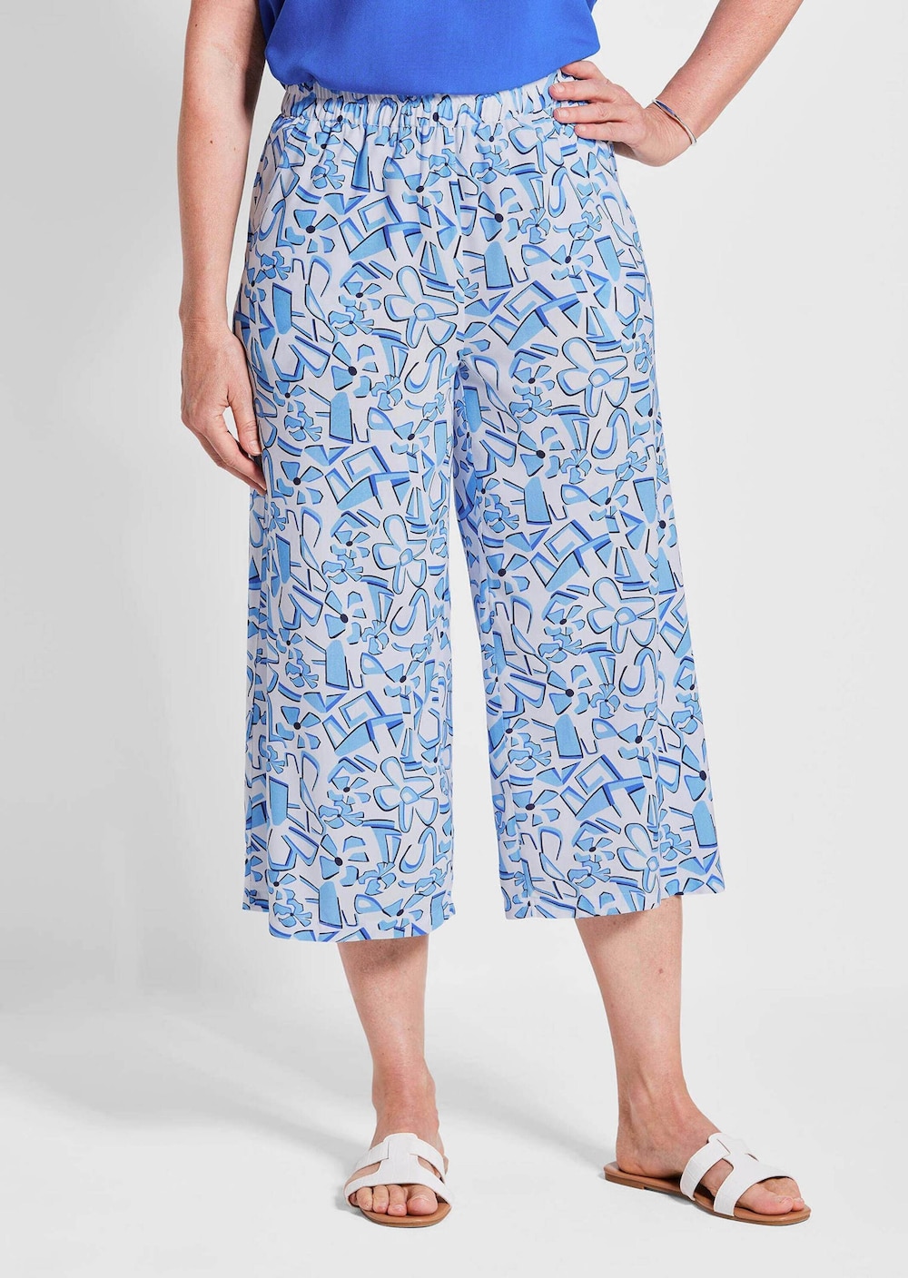 Druckhose Weite Schlupfhose VERA mit Print
