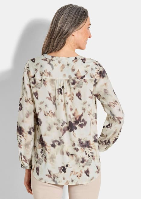 GOLDNER Blouse met print Gedessineerde blouse met unieke print