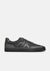 Sneaker in Leder-Optik mit Artwork-Details