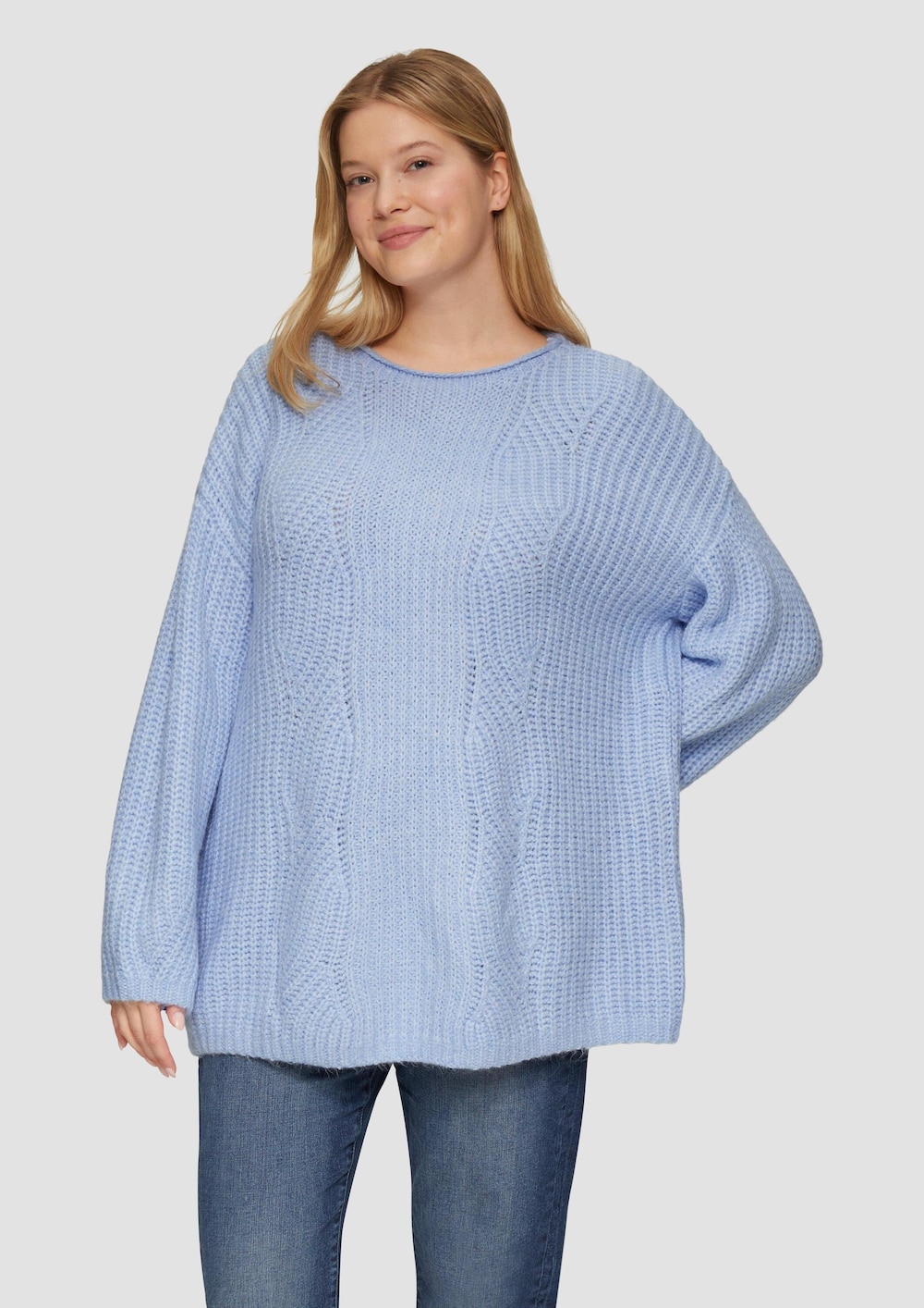 Relaxed Fit Pullover aus Alpakamix