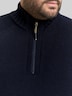 Troyer Strickpullover mit Ripp-Details