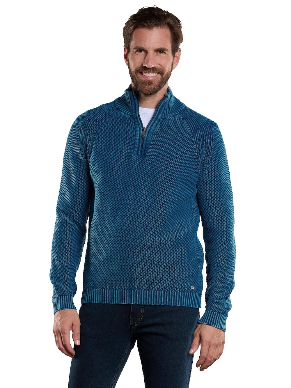 Pullover mit Troyerkragen
