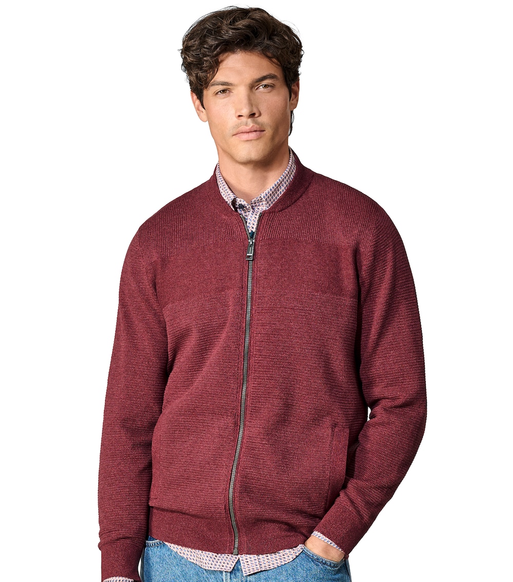 Strickjacke uni