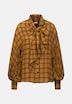 Damen Ausgestellte Bluse - Karo