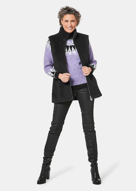 GOLDNER Vest van imitatiebont Vest van imitatiebont