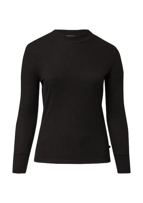 Geripptes Langarmshirt