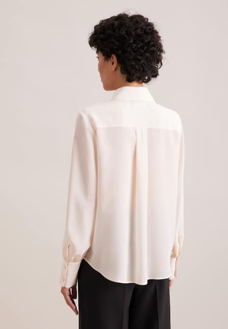 Damen Ausgestellte Bluse - Uni