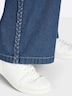 Jeans Jeans mit geflochtenen Streifen am weiten Bein normal Formbund