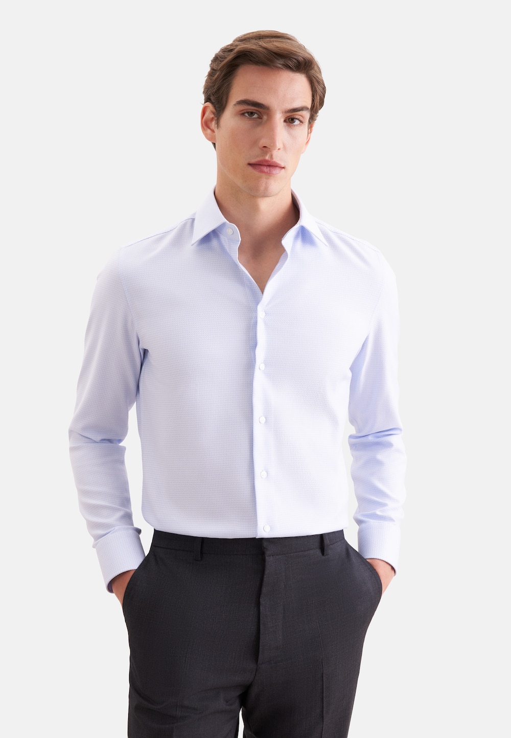 Herren Business Hemd - Struktur