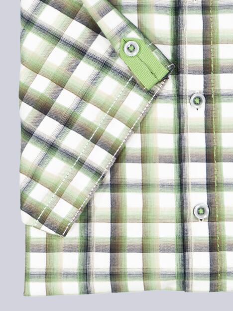 Kurzarm-Hemd gemustert