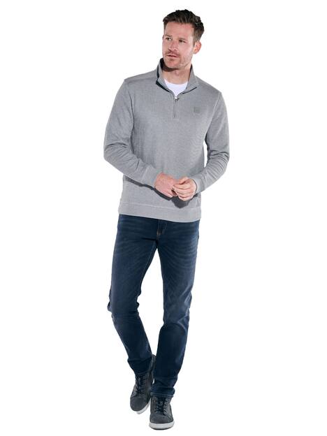 engbers Herren Sweatshirt regular , Silbergrau