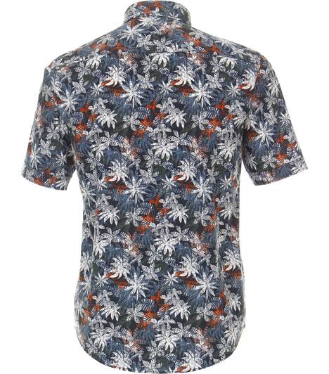Print Freizeithemd Casual Fit Button-Down-Kragen Print Casual Fit