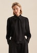 Damen Schluppenbluse - Uni