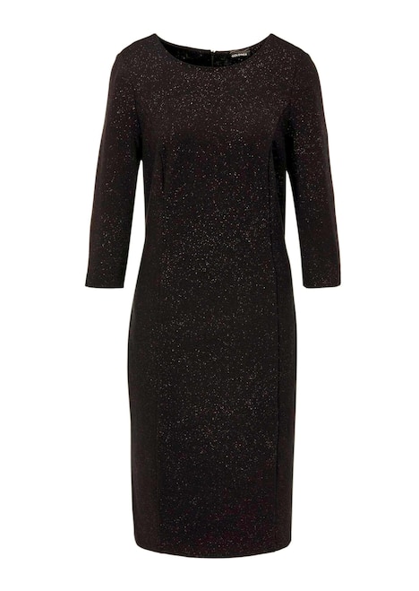 GOLDNER Jurk Feestelijke jurk met gouden glans