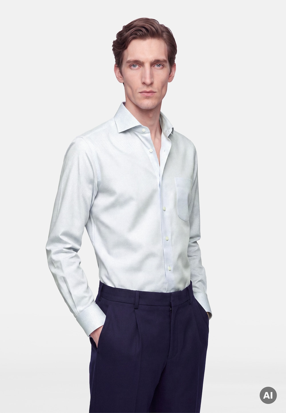Herren Business Hemd - Druck