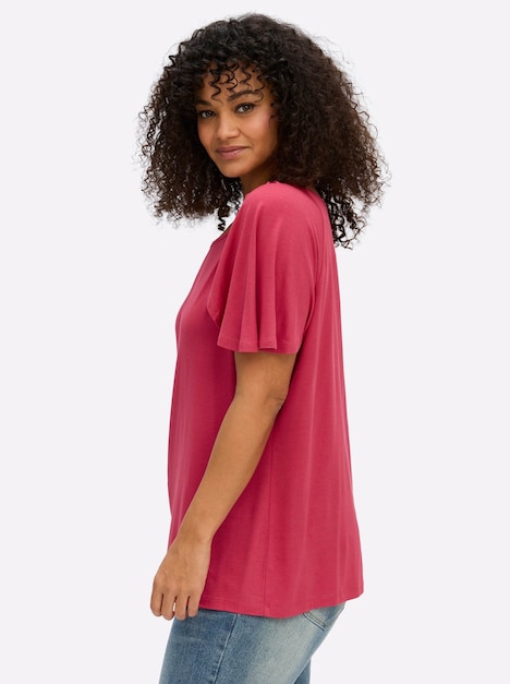 T-Shirt Kurzarm Ohne Kragen