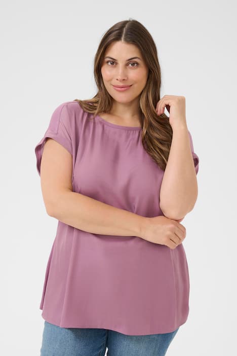 Langarm-Bluse Regular fit