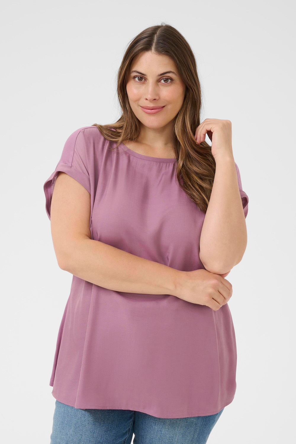 Langarm-Bluse Regular fit