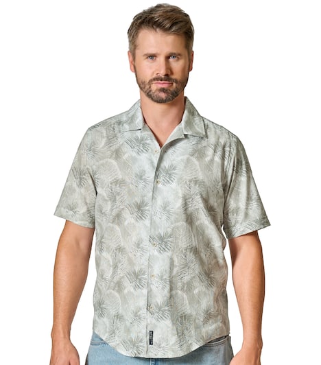 Freizeithemd Kurzarm Print Casual Fit