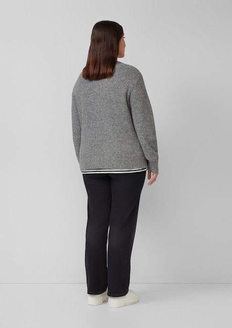 Strickpullover aus Wollmix