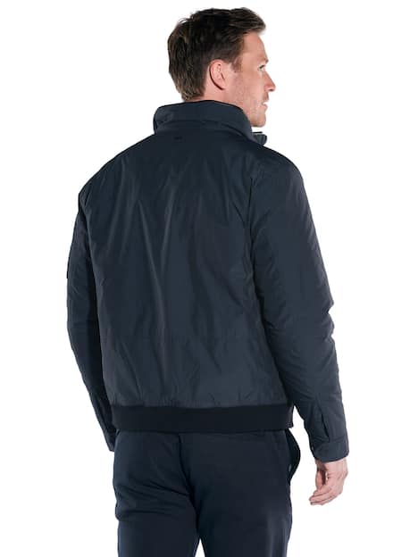 engbers Herren Jacke dezent glänzend , Saphirblau