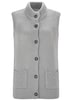 Gebreid vest met knoopsluiting