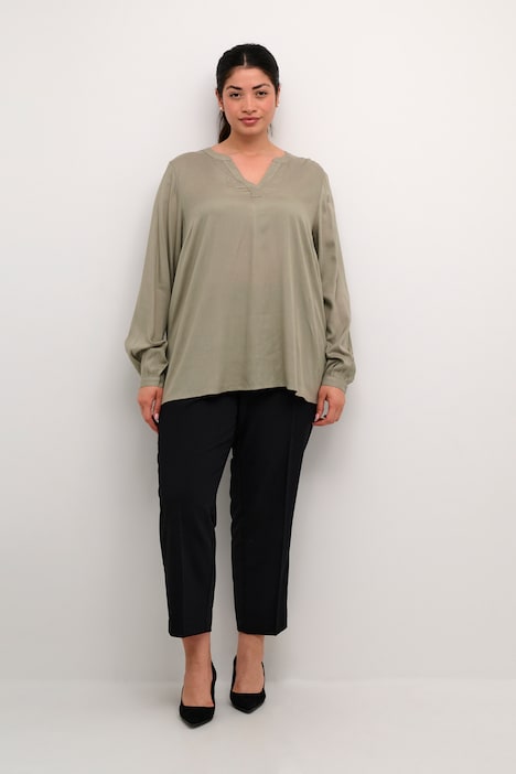Langarm-Bluse Regular fit