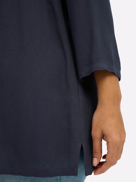 Tunika 3/4-Arm Ohne Kragen