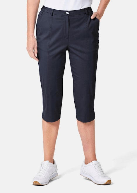 Sportive Capri-Hose aus trageangenehmen Satin