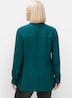 Hemdbluse Klassische Bluse aus Twillqualität Langarm Uni Hemdkragen