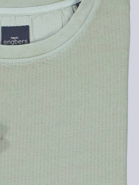 engbers Herren T-Shirt strukturiert , Khaki