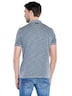 Herren Polo-Shirt meliert , Grau