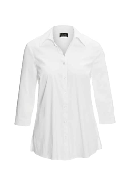 Stretchbequeme Bluse mit Baumwolle