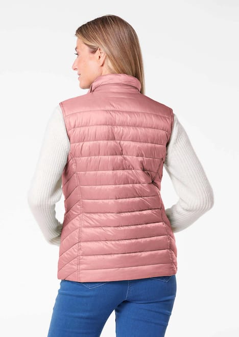 GOLDNER Gewatteerde bodywarmer Figuurvriendelijk vest met lichte wattering