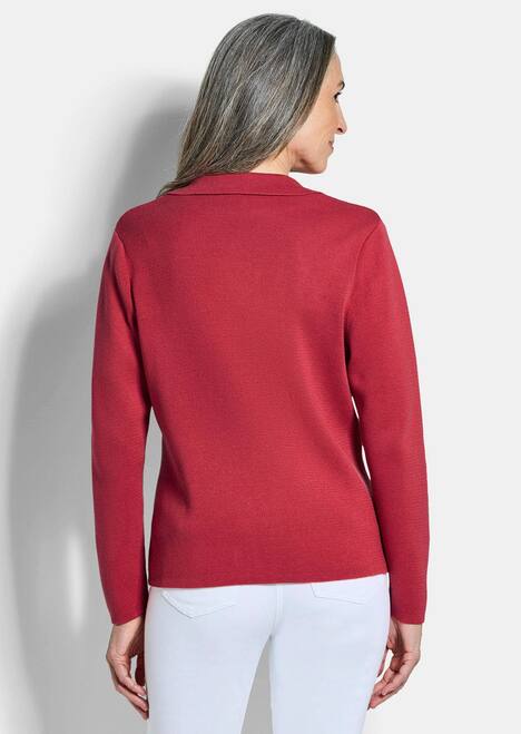 Milano-Ripp-Blazer mit Reverskragen