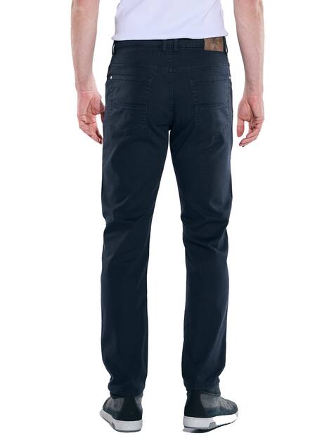 engbers Herren 5-Pocket-Hose regular , Marineblau